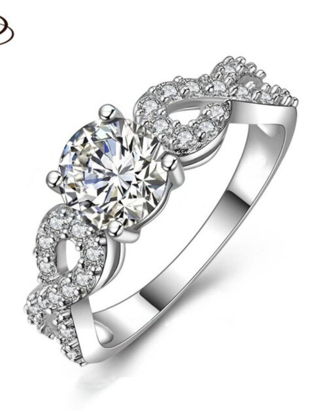 NEW 925 Sterling Silver CZ Cubic Zirconia  Ring – 925 Silver Band• Gift Ready